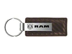 RAM Carbon Fiber Leather Key Fob