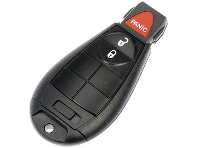 Keyless Entry Remote; 3-Button (13-18 RAM 1500 w/ Keyless Go)