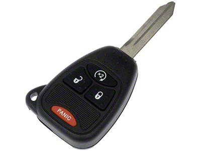 Keyless Entry Remote; 4-Button (07-08 RAM 1500 w/ Remote Start)