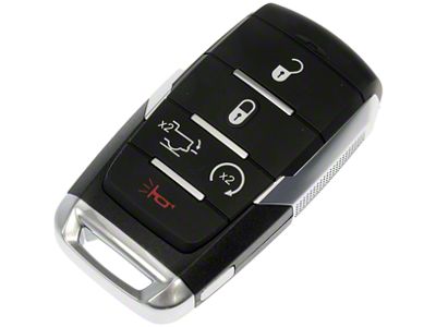 Keyless Entry Remote; 5-Button (19-25 RAM 1500 w/ Lift Gate Release)