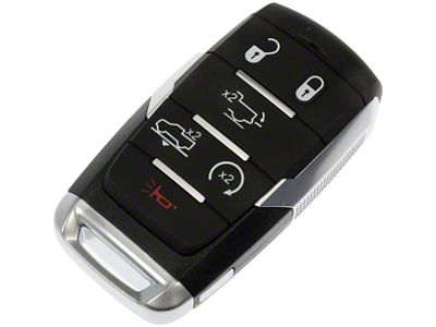 Keyless Entry Remote; 6-Button (19-25 RAM 1500 w/ Remote Lift Gate Release & Remote Start)