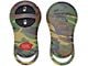 Keyless Entry Remote Case; Green Camouflage (02-05 RAM 1500)