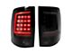 LED C-Bar Tail Lights; Black Housing; Smoked Lens (09-18 RAM 1500 w/ Factory Halogen Tail Lights)