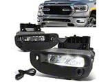 LED Fog Lights; Clear (19-24 RAM 1500 w/ Front Parking Sensors)