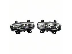 LED Fog Lights; Clear (19-24 RAM 1500)