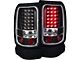 LED Tail Lights; Black Housing; Clear Lens (94-01 RAM 1500)