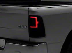 LED Tail Lights; Black Housing; Smoked Lens (09-18 RAM 1500 w/ Factory Halogen Tail Lights)