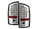 LED Tail Lights; Chrome Housing; Clear Lens (07-08 RAM 1500)