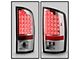 LED Tail Lights; Chrome Housing; Clear Lens (07-08 RAM 1500)