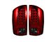 LED Tail Lights; Chrome Housing; Dark Red Smoked Lens (02-06 RAM 1500)