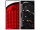 LED Tail Lights; Chrome Housing; Red Clear Lens (07-08 RAM 1500)