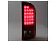 LED Tail Lights; Chrome Housing; Red Clear Lens (07-08 RAM 1500)