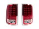 LED Tail Lights; Chrome Housing; Red Lens (13-18 RAM 1500 w/ Factory LED Tail Lights)