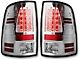 LED Tail Lights; Chrome Housing; Clear Lens (13-18 RAM 1500 w/ Factory LED Tail Lights)