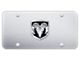 RAM OEM Logo License Plate (Universal; Some Adaptation May Be Required)