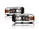 LMP Series Projector Headlights; Chrome Housing; Clear Lens (02-05 RAM 1500)