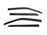 Low Profile Ventvisor Window Deflectors; Front and Rear; Matte Black (09-18 RAM 1500 Crew Cab)