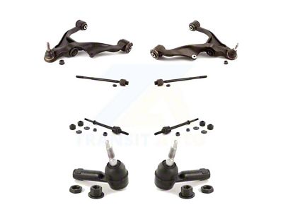 Front Lower Suspension Control Arm and Ball Joint Assemblies with Front Stabilizer Bar Link and Tie Rod End Kit (06-12 4WD RAM 1500, Excluding Mega Cab & Tradesman HD)