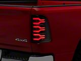 AlphaRex LUXX-Series LED Tail Lights; Alpha Black Housing; Clear Lens (19-24 RAM 1500 w/ Factory Halogen Tail Lights)