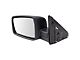 Manual Heated Mirror; Textured Black; Driver Side (09-12 RAM 1500)