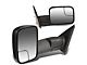 Manual Towing Mirrors; Black (02-08 RAM 1500)