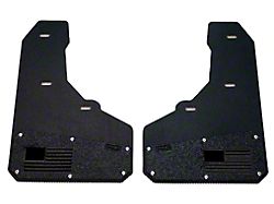 Merica Mud Flaps; Front; Black (19-24 RAM 1500, Excluding TRX)