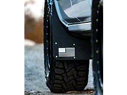 Merica Mud Flaps; Front; White (19-25 RAM 1500, Excluding RHO & TRX)