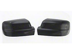 Chrome Delete Mirror Covers without Turn Signal Openings; Gloss Black (19-25 RAM 1500)