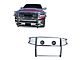 Modular Grille Guard with 5.30-Inch Black Round Flood LED Lights; Stainless Steel (19-24 RAM 1500, Excluding EcoDiesel, Rebel & TRX)