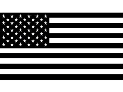 Moonroof Standard Flag Decal; Matte Black (94-24 RAM 1500)