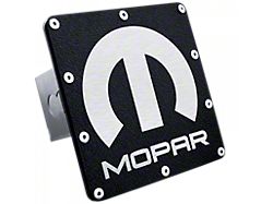 Mopar Class III Trailer Hitch Plug; Rugged Black (Universal; Some Adaptation May Be Required)