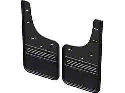 No-Drill Mud Flaps with Black Plate; Front (19-25 RAM 1500, Excluding RHO & TRX)