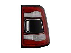 OE Rebel Style LED Tail Light; Black Housing; Red/Clear Lens; Passenger Side (19-24 RAM 1500 w/ Factory LED Tail Lights & w/o Blind Spot Sensors)