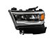 OE Style Full LED Headlight with DRL; Black Housing; Clear Lens; Driver Side (19-24 RAM 1500 w/ Factory Halogen Headlights)