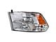 OE Certified Replacement Headlight without Daytime Running Lights; Chrome Housing; Clear Lens; Driver Side (13-18 RAM 1500)
