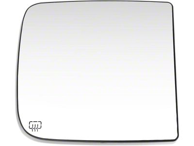 OE Style Heated Mirror Glass; Passenger Side (19-25 RAM 1500 w/o Blind Spot)