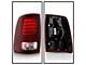 OE Style LED Tail Light; Chrome Housing; Dark Red Lens; Driver Side (13-18 RAM 1500 Sport)