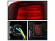 OE Style LED Tail Light; Chrome Housing; Dark Red Lens; Driver Side (13-18 RAM 1500 Sport)