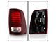 OE Style LED Tail Light; Chrome Housing; Dark Red Lens; Passenger Side (13-18 RAM 1500 Sport)