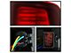 OE Style LED Tail Light; Chrome Housing; Dark Red Lens; Passenger Side (13-18 RAM 1500 Sport)