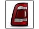 OE Style LED Tail Light; Chrome Housing; Red Clear Lens; Driver Side (19-24 RAM 1500 Laramie, Limited, Longhorn w/o Factory Non-Blind Spot Tail Lights)