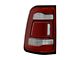 OE Style LED Tail Light; Chrome Housing; Red Clear Lens; Driver Side (19-24 RAM 1500 Laramie, Limited, Longhorn w/ Factory Non-Blind Spot Tail Lights)