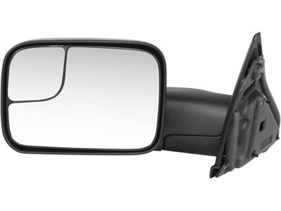 OE Style Non-Heated Mirror; Driver Side; Black (02-08 RAM 1500)