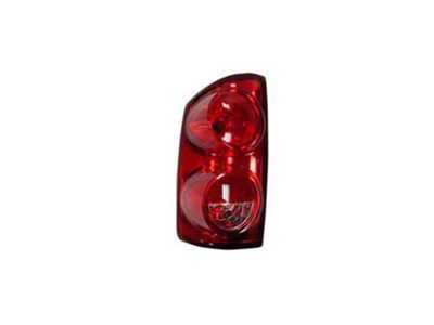 OE Certified Replacement Tail Light; Chrome Housing; Red/Clear Lens; Driver Side (07-08 RAM 1500)