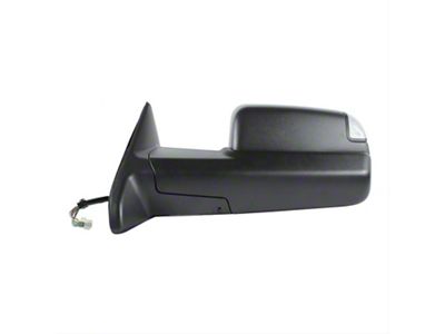 OEM Style Extendable Powered Towing Mirror with Turn Signal; Driver Side (13-18 RAM 1500)