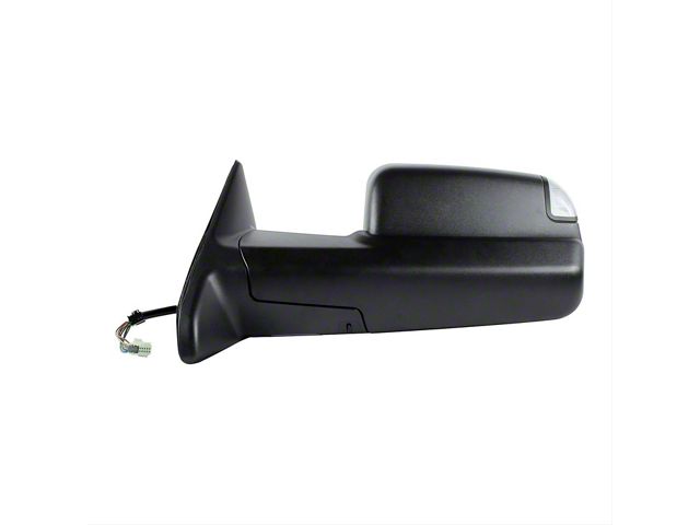 OEM Style Powered Folding Towing Mirror; Driver Side (13-18 RAM 1500)