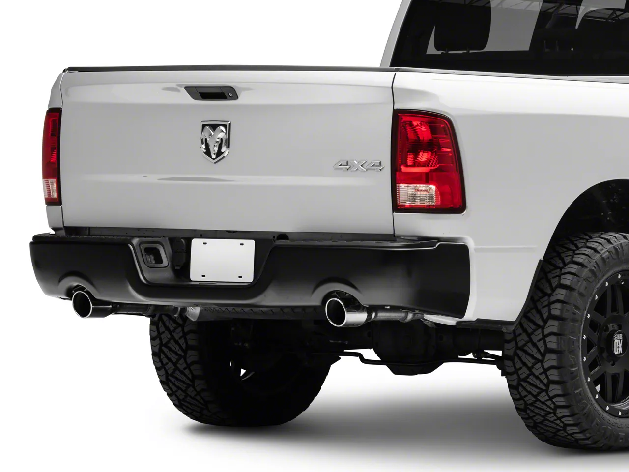 RAM 1500 OEM Style Steel Rear Bumper; Not Pre-Drilled for Backup ...