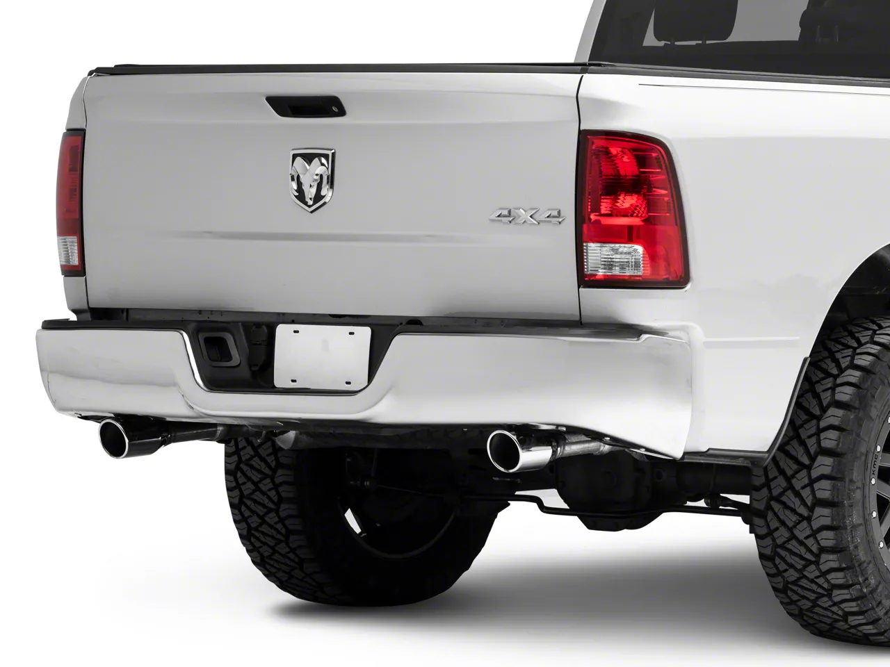 RAM 1500 OEM Style Steel Rear Bumper; Not Pre-Drilled for Backup ...