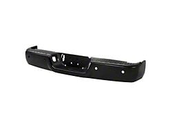 OEM Style Steel Rear Bumper; Pre-Drilled for Backup Sensors; Black (09-18 RAM 1500 w/o Factory Dual Exhaust)