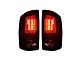 OLED Tail Lights; Chrome Housing; Dark Red Smoked Lens (02-06 RAM 1500)